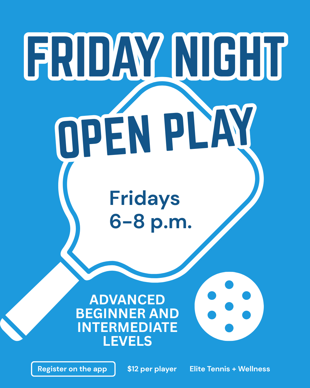 Green Illustration Pickleball Tournament Instagram Post